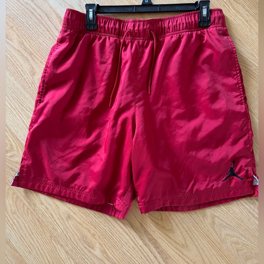 Men's Red Athletic Shorts
